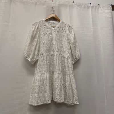 Sheike Womens  Size 16 Mini Dress Off White 