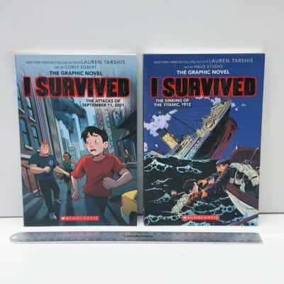 I Survived Graphic Novel Lot 9/11 September 11 Titanic Lauren Tarshis Book