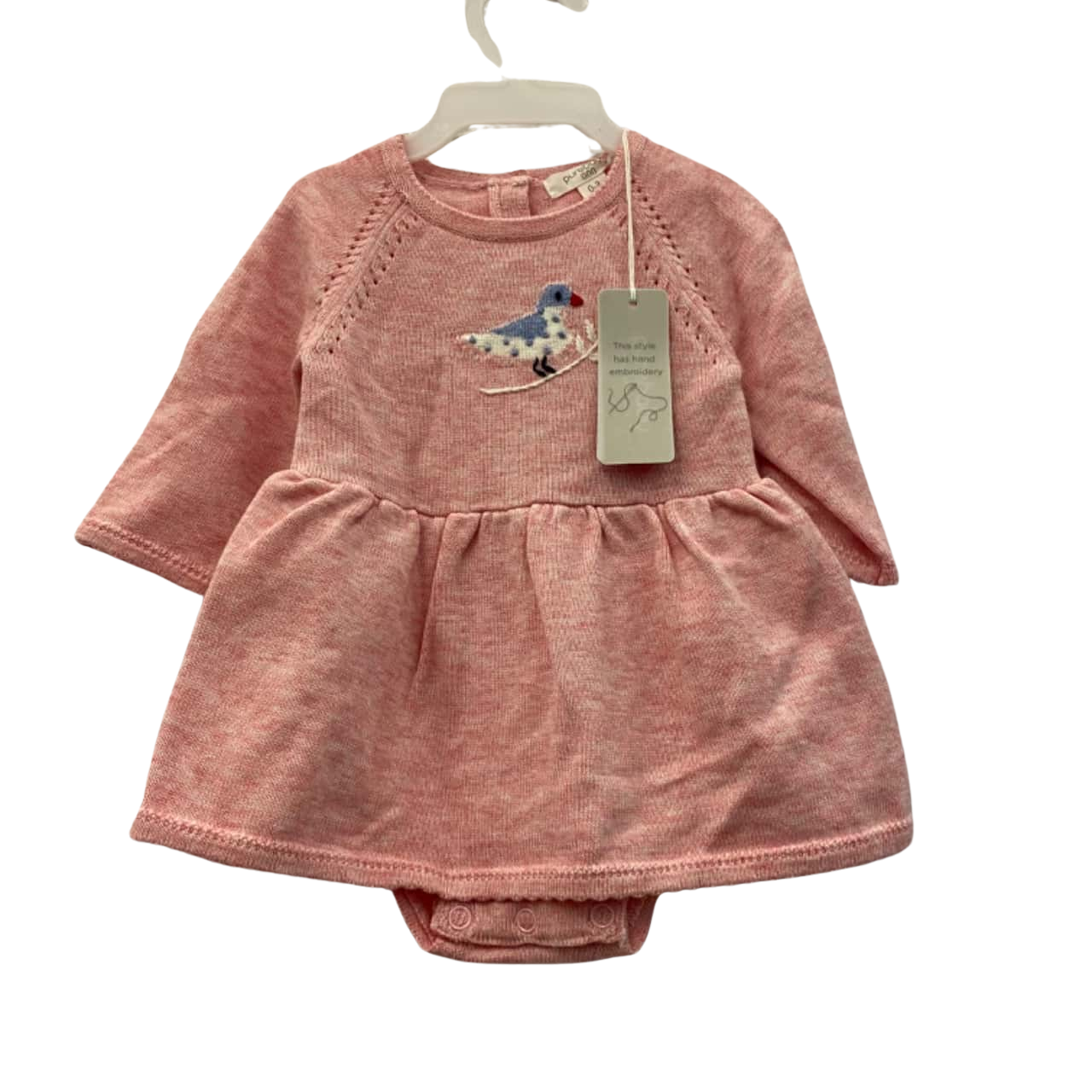 Purebaby Kids Size 000 Dress Pink (s)