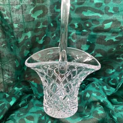 Galway Irish Lead Crystal Basket 