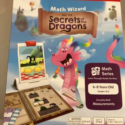 Math wizard and the secrets of the dragons osmo game: base and console not included 