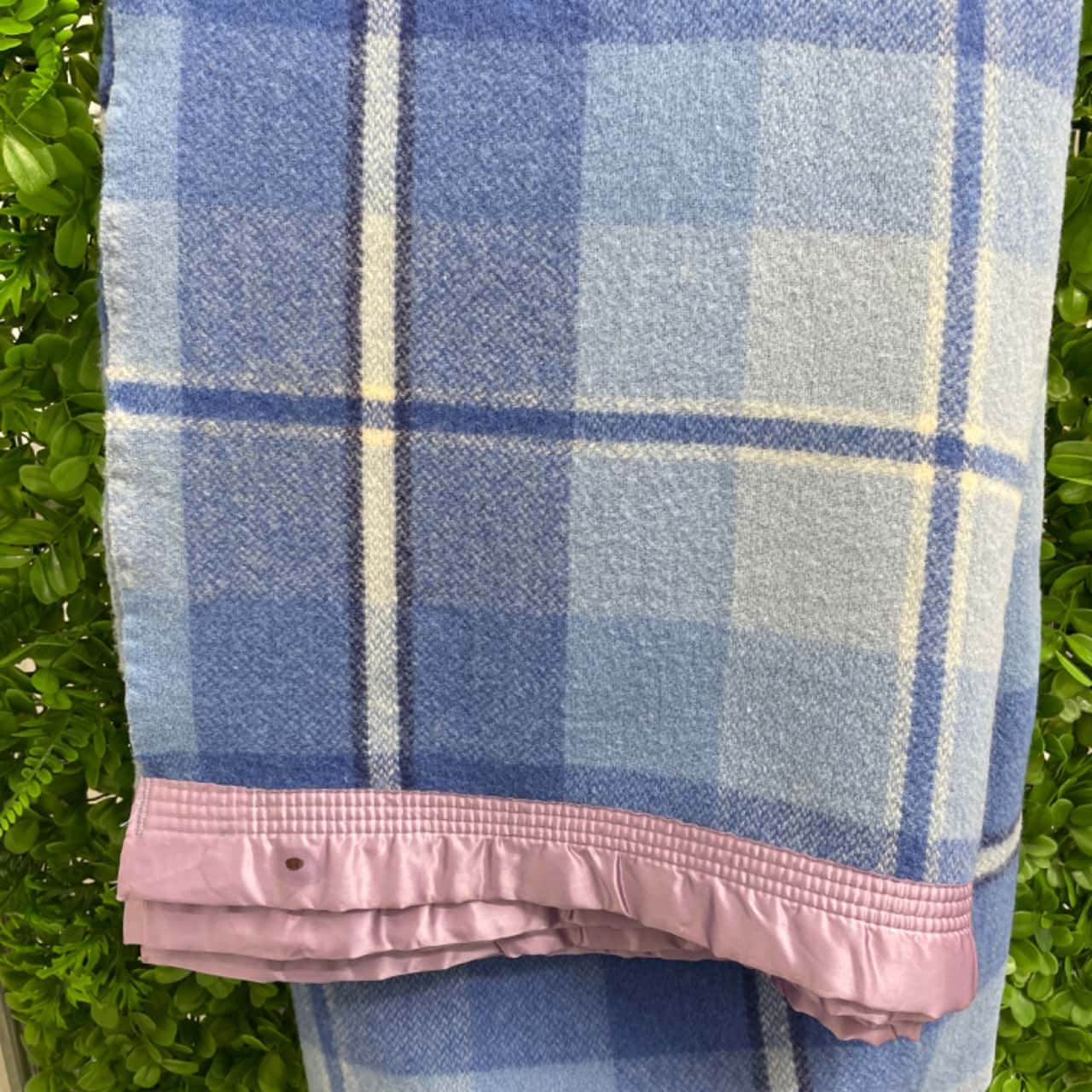 Laconia Blue Blanket. Wool(s)