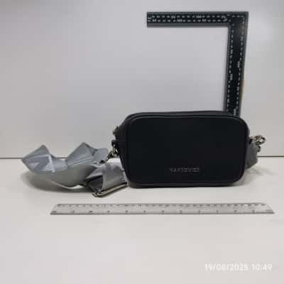Womens Nakedvice Handbag Black Grey Strap Near New 