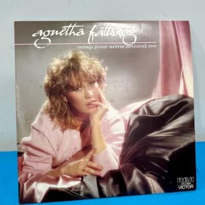 Vintage Agnetha Faltskog- Wrap your arms around me Vinyl LP Record -