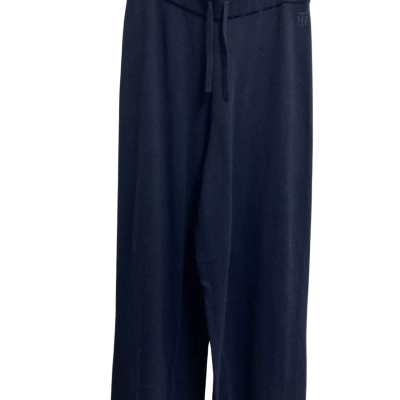 Tommy Hilfiger Womens Wide Leg Pants   Size L Blue 