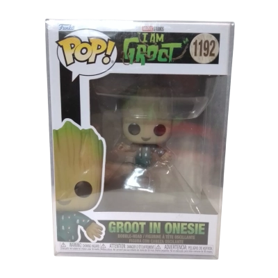 Funko Pop! I Am Groot #1192 Groot in Onesie Bobble-Head Figure