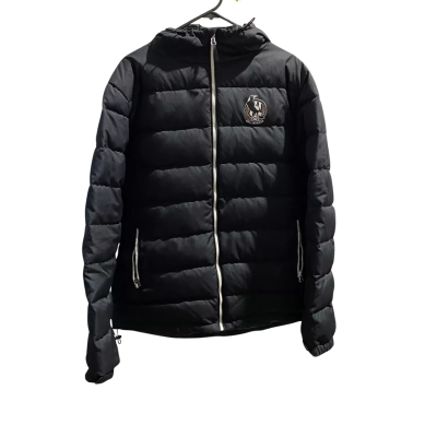 AFL Mens Collingwood / Magpies Size 16 Winter Coat Black  / White 