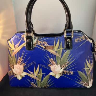 Serenade Beverly Hills Blue Paradise Women's Handbag 
