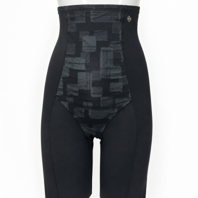Hush Hush by Slimform Black High Waisted Shaping Shorts - Size 14