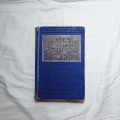 VINTAGE Cole's Letter Writer's Guide