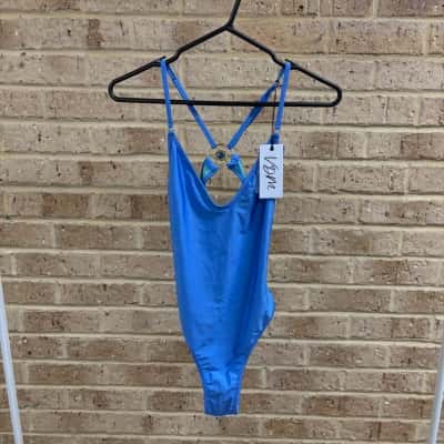 VDM The Label Womens blue one piece swimwear Size M 