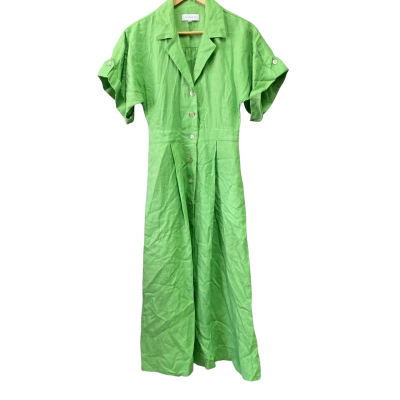 Witchery Womens  Size 8 Maxi Dress Green 