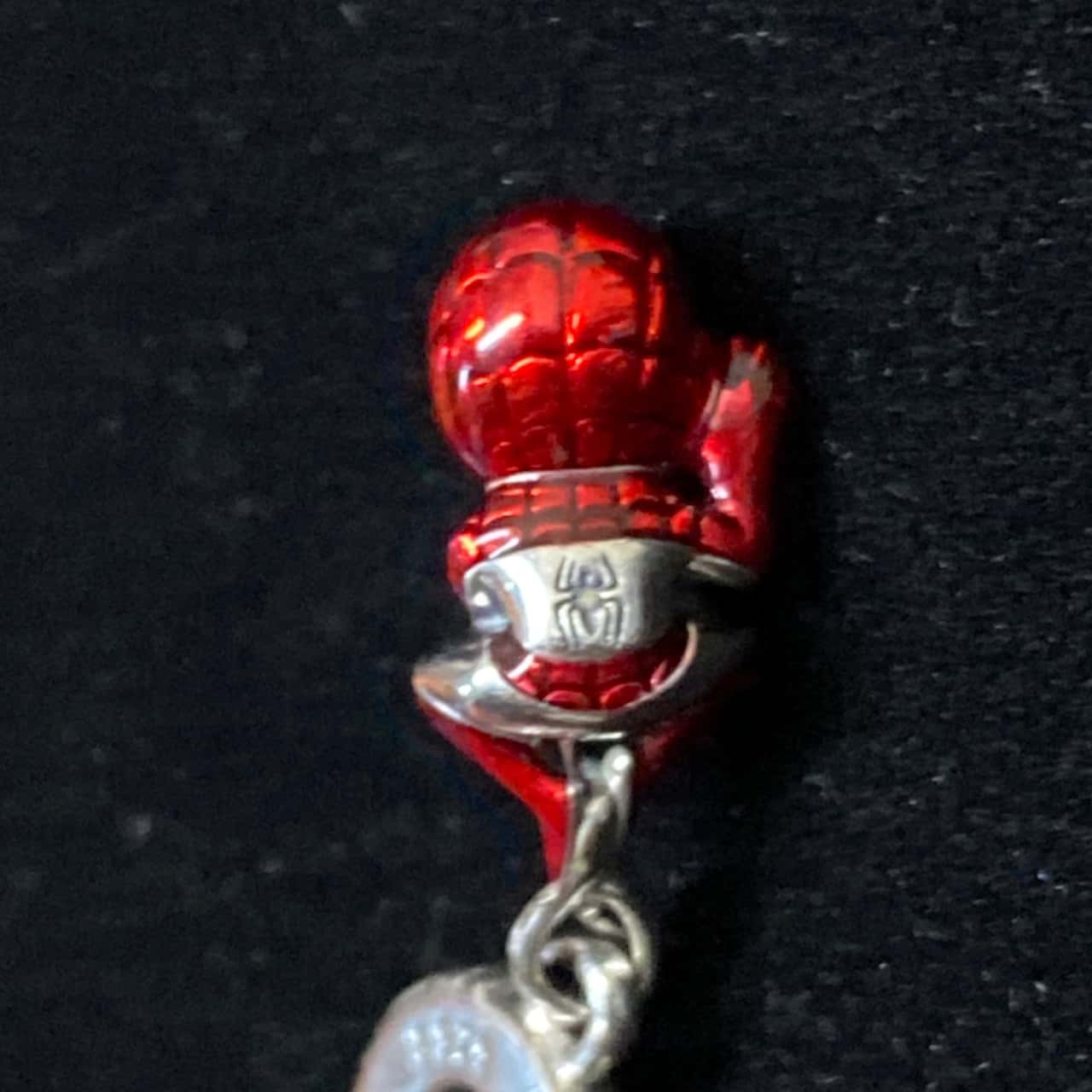 PANDORA Marvel Hanging Spider-man Dangle Charm 792323C01(s)