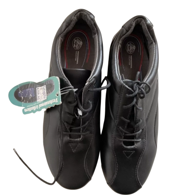 New Bata ‘Grapple’ Leather Lace up Womens  Size 8 Black Work Shoe