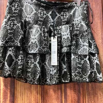 Morga De toi Size 10 UK Animal print / Black  / White    New 