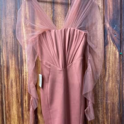 Miss Circle New York   Size S blush pink cocktail dress new 
