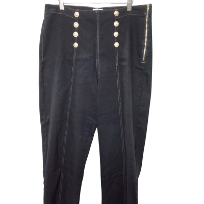 Nicole Miller Womens  Size 14 Wide Leg Blue Jeans