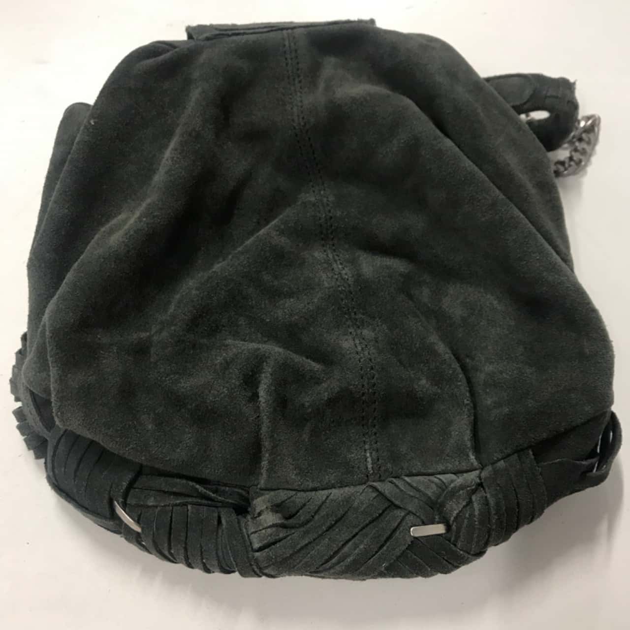 Cedar Green Suede Handbag (s)