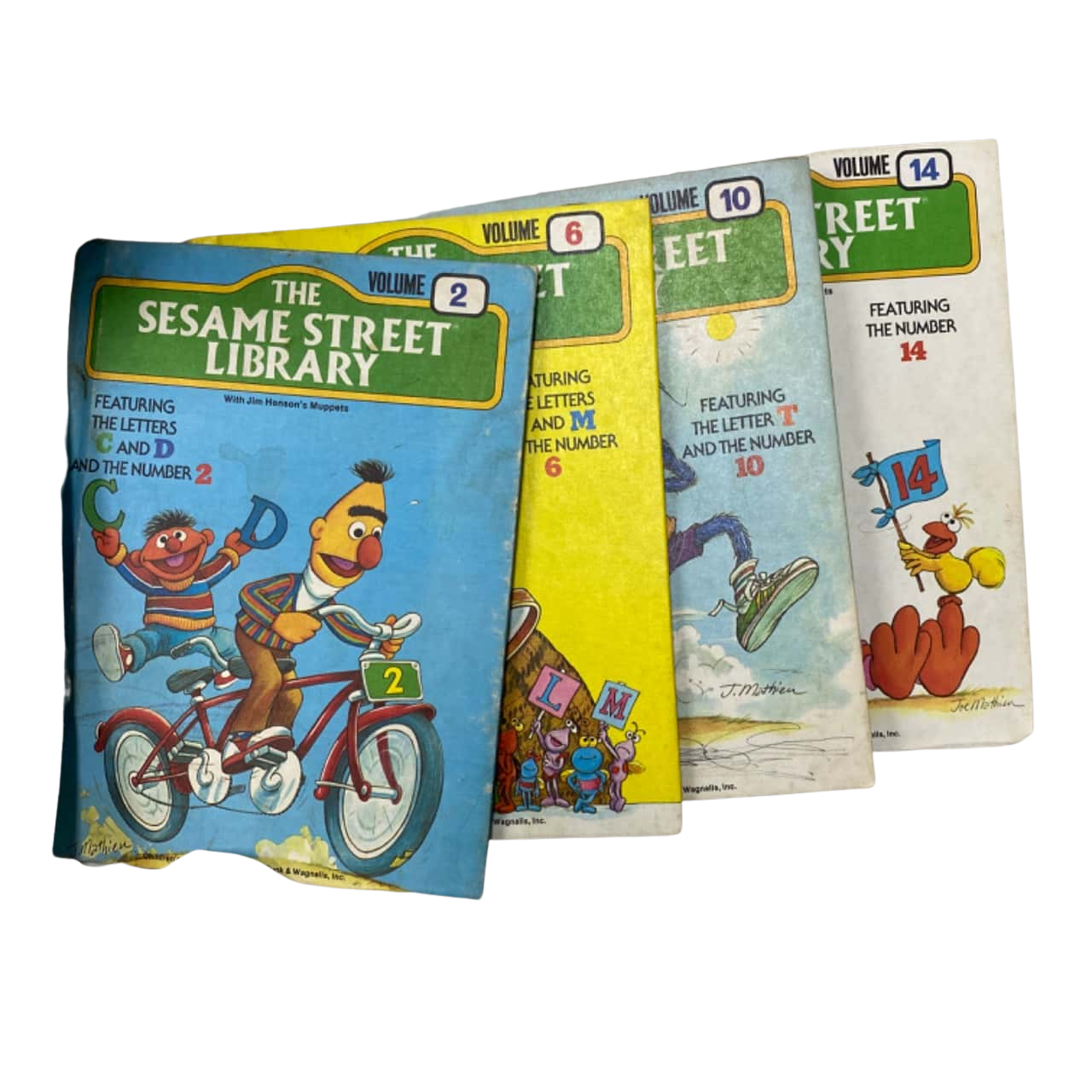 Sesame Street Library Books X 4 Sesame street library books x 4