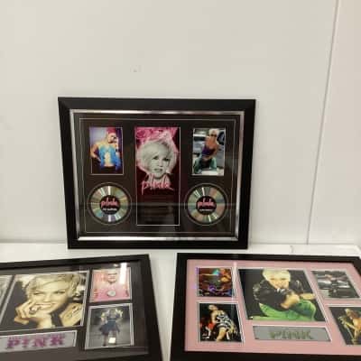 Pink - Limited Edition Framed Memorabilia x3