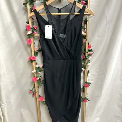 Womens Seduce Black Formal Dress Size 8 RRP $159.95