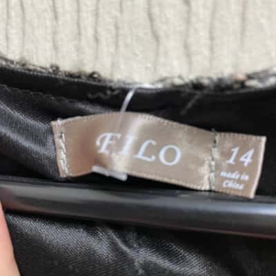 Filo Womens  Size 14 Tank Top Black  / Brown / Grey / White 