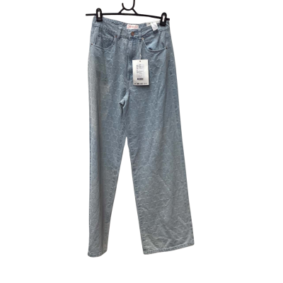 ONLY Womens  Size 27 Wide Leg Pants Blue denim