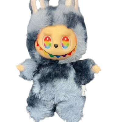 Kids Black  / Grey / Multicoloured Labubu doll