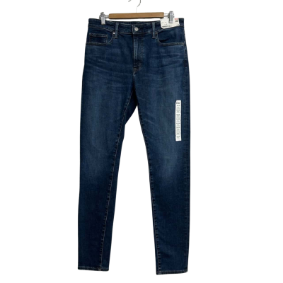 BNWT Uniqlo Mens Size 33 Blue Skinny Jeans 
