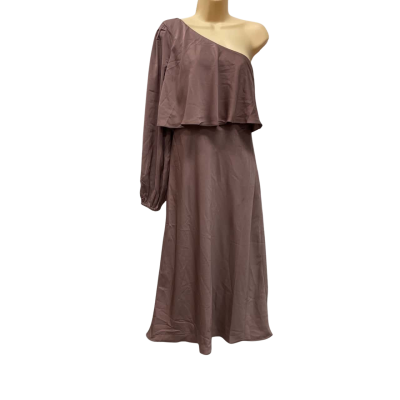 CHANCERY Size 8 Rome Midi Dress Mellow Mauve 