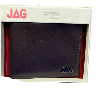 Jag Mens brown leather wallet 8.5x11cm