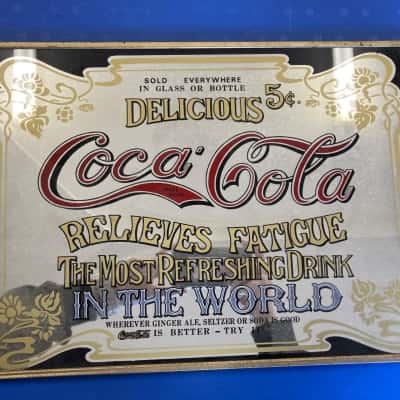 Vintage Coca Cola Mirror 