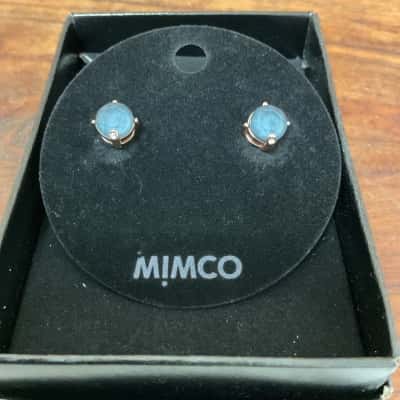 NEW Mimco RRP $59.95 Women's Focus Stud Earrings Ocean Jewellery Birthday Present Christmas Wedding Gift Girls Mother 