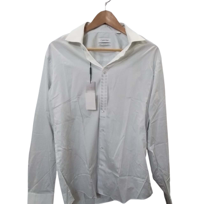 Calvin Klein Mens Size 41 Business Shirt White 