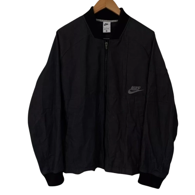 Nike Mens  Size L Front Zipper Grey Jacket 