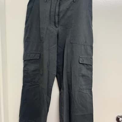 White Fox Women's Size M Pants Grey 