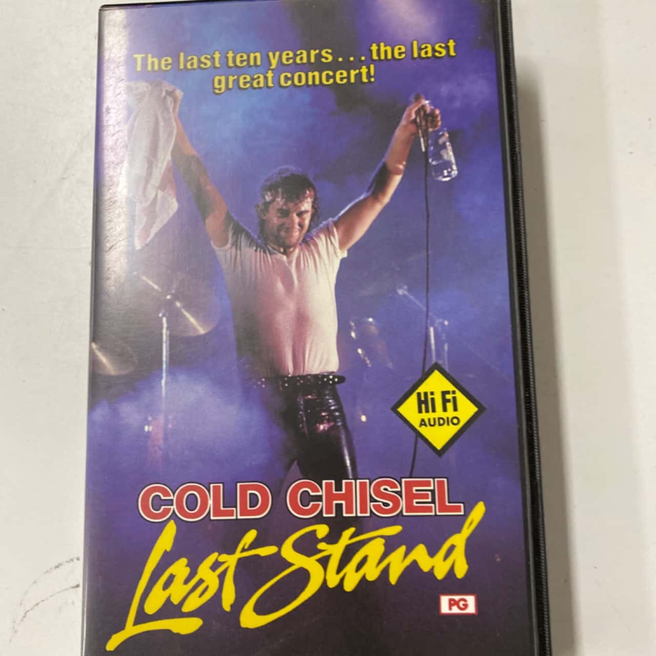 Cold Chisel last stand VHS video