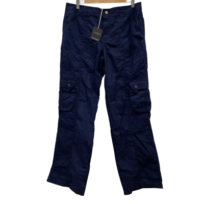 Factorie Women's Size 12 Cargo Pants Navy Blue BNWT