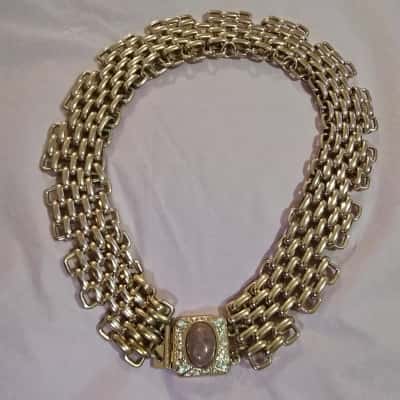 Mimco Womens Panther link Necklace 