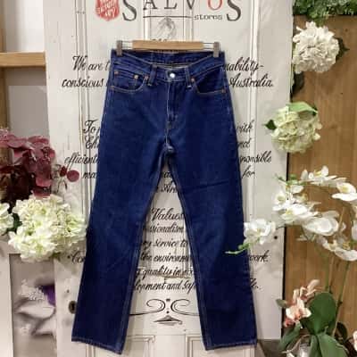 Levi Strauss & Co. / Levi's Brand! NWOT THE 516 STYLE STRAIGHT LEG JEAN! Womens  Size 30 / 32 High-Waisted Jeans / Straight Leg Jeans Navy Blue 