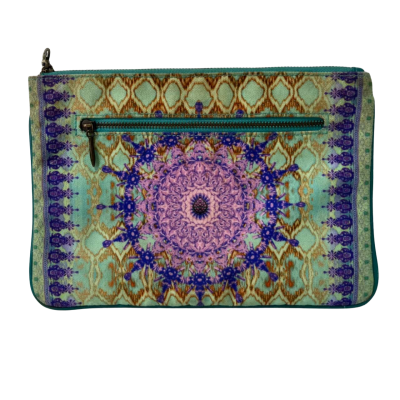 Camilla Sarayi Mandala Mini Canvas Clutch