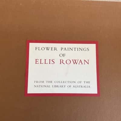 Flower paintings of Marion Ellis Rowan - from collection from National Library of Australia