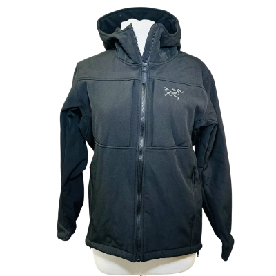 ARC’TERYX Mens Size S Front Zipper Jacket Black  