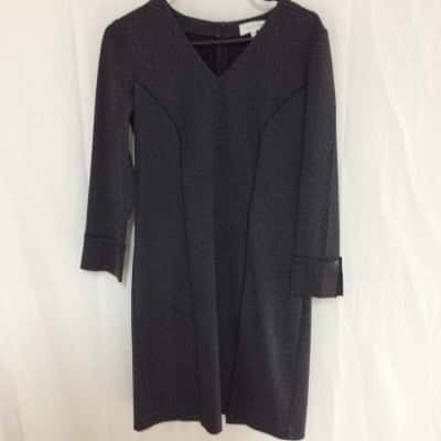 Veronika Maine Womens  Size 10 Work Dress Grey 