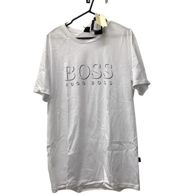 Hugo Boss Mens  Size XL Short Sleeve Shirt White 