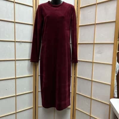  KUWAII 'Eclipse' Midi Dress Maroon Colour in Size 12   RRP:$299