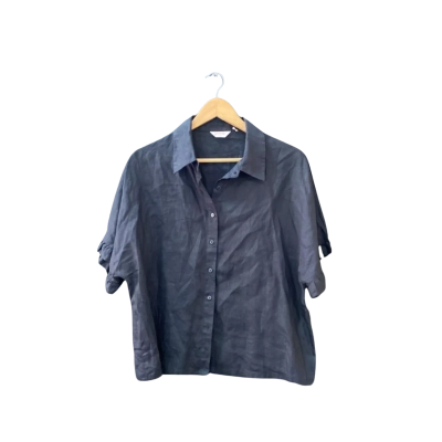 Gorman Size 10 Short Sleeve Shirt Black  