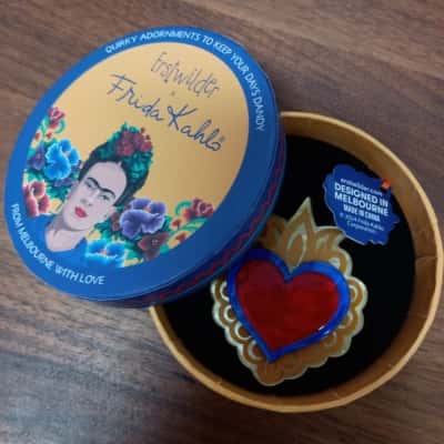 Erst Wilder - Frida Kahlo Passion of The Heart Brooch