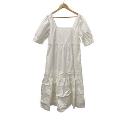 Seed Heritage Womens  Size 12 Maxi Dress White 