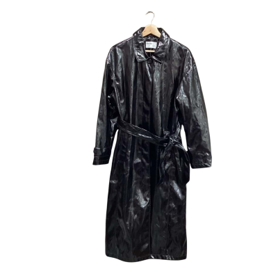Rita Ora Black Trench Coat Size S